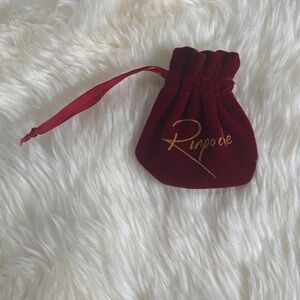 Jewelry Coin Storage Organizer Gift Pouch Drawstring Bag (Red) 3.25x3.25in